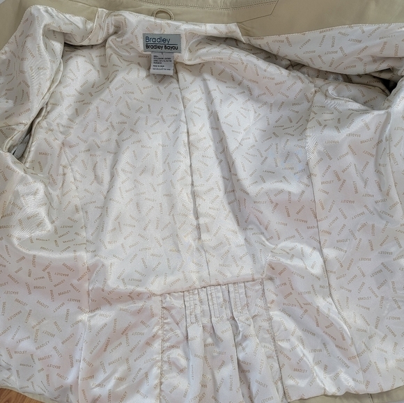 BRADLEY Bayou Cream Leather Jacket Size Large EUC - Picture 10 of 10